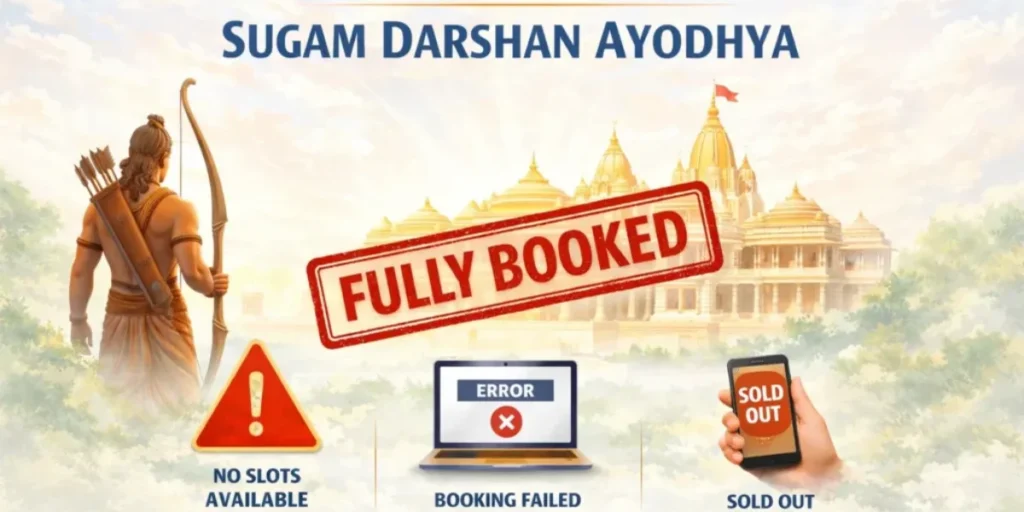 Unable to Book Sugam Darshan Ayodhya?