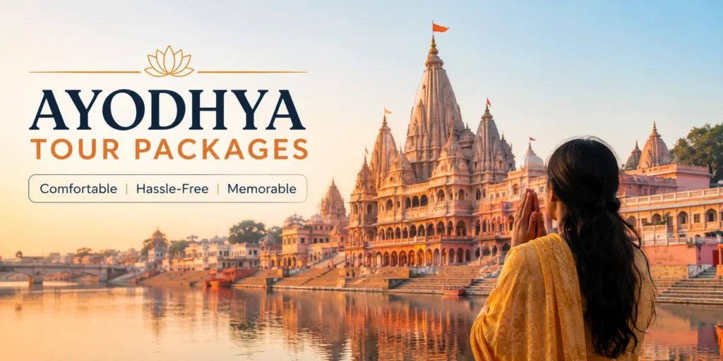 Which Ayodhya tour package is worth the money with Ram Mandir and Saryu Ghat in Ayodhya
