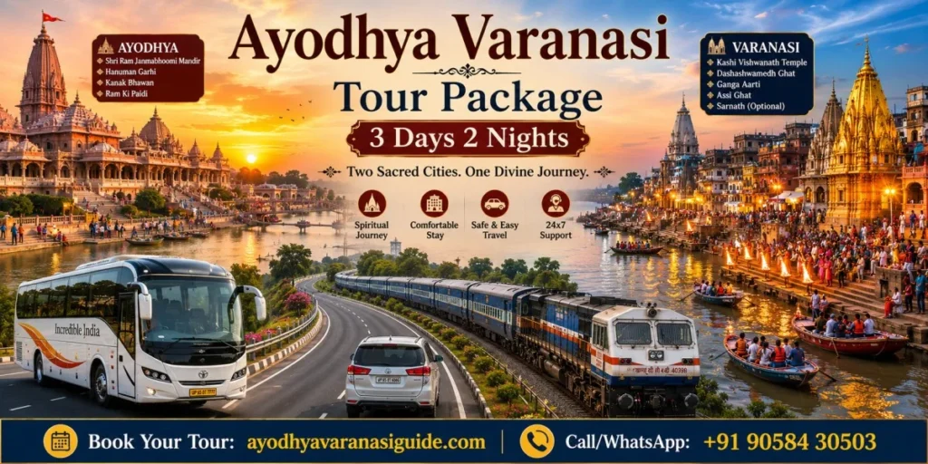 Ayodhya Varanasi tour package from Delhi