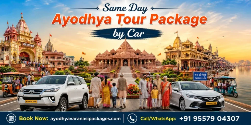 Same day Ayodhya tour package by car